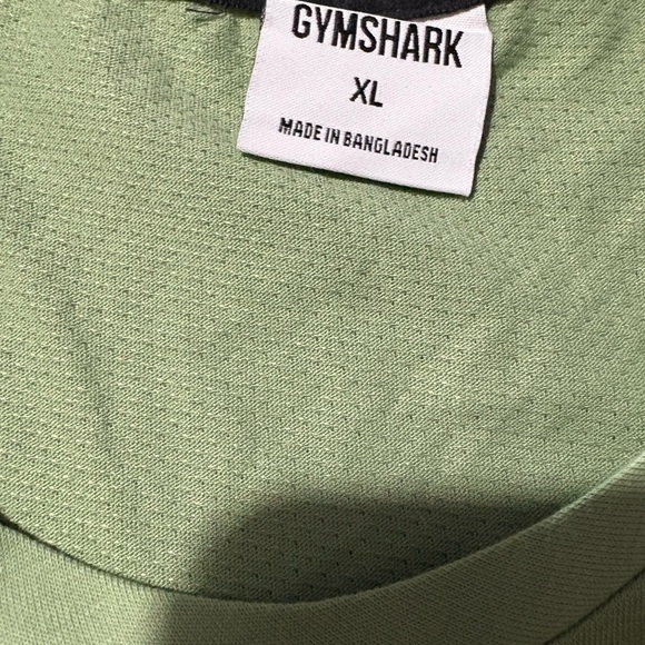Gymshark XL Green Sleeveless Muscle Tank Top Cut Off Workout Athletic Gym - Picture 4 of 5